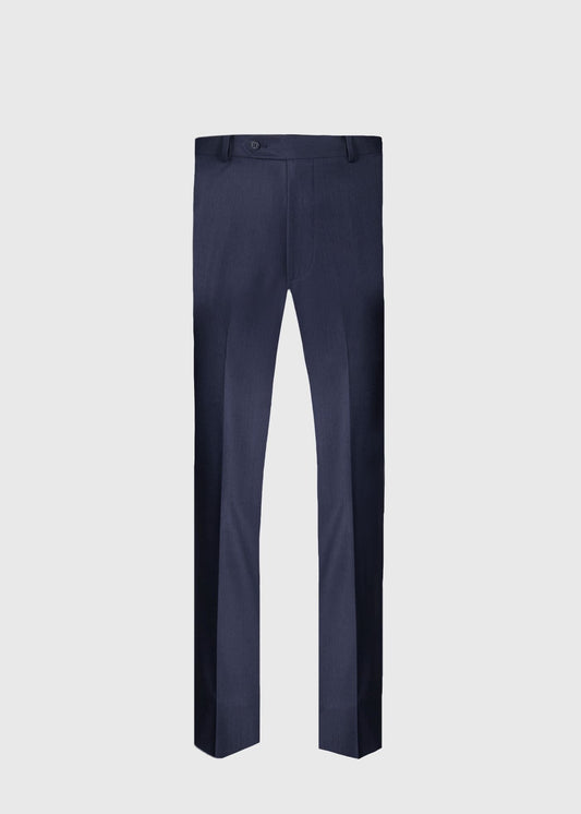Paul Stuart Essential | Super 110s Wool Mid Blue Trouser