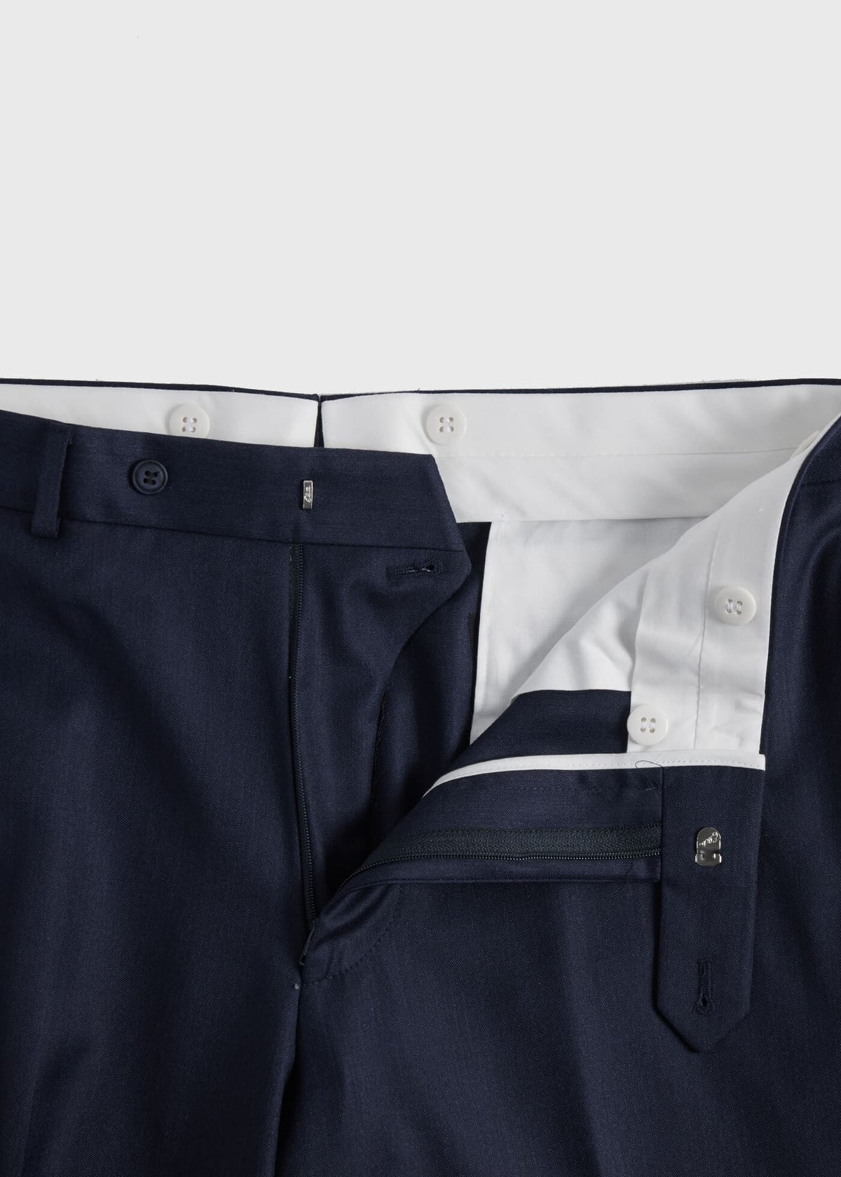 Paul Stuart Essential | Super 110s Wool Mid Blue Trouser