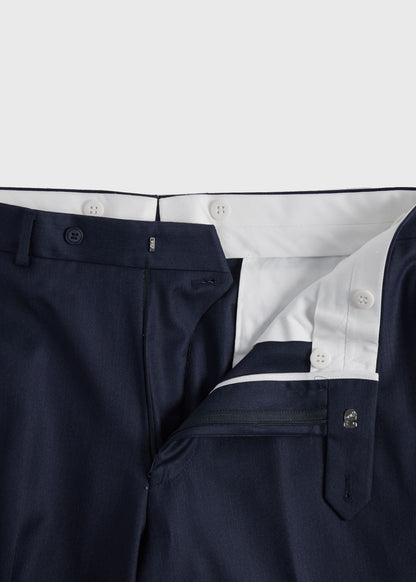 Paul Stuart Essential | Super 110s Wool Mid Blue Trouser