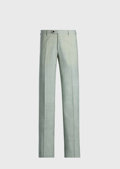 Paul Stuart Discount | Wool Plaid Dress Trouser