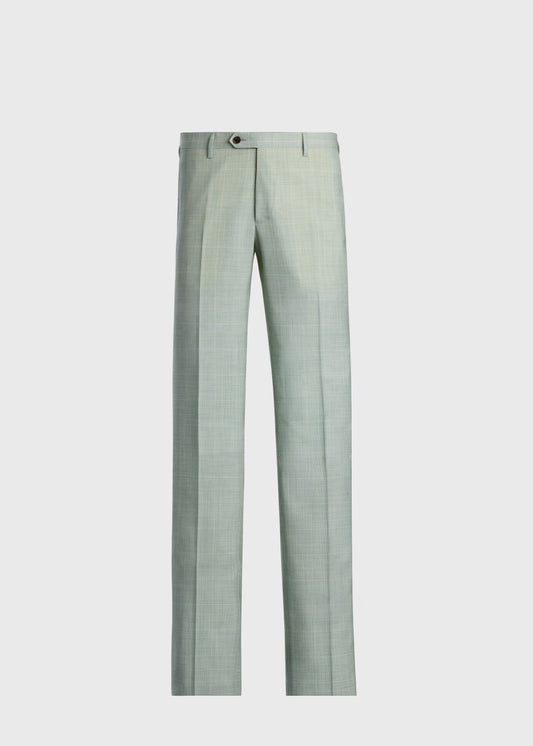 Paul Stuart Discount | Wool Plaid Dress Trouser
