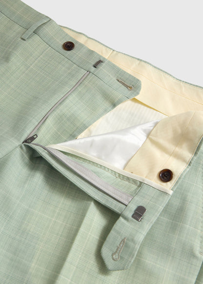 Paul Stuart Discount | Wool Plaid Dress Trouser
