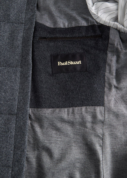 Paul Stuart Trending | Wool & Cashmere Overcoat with Gilet