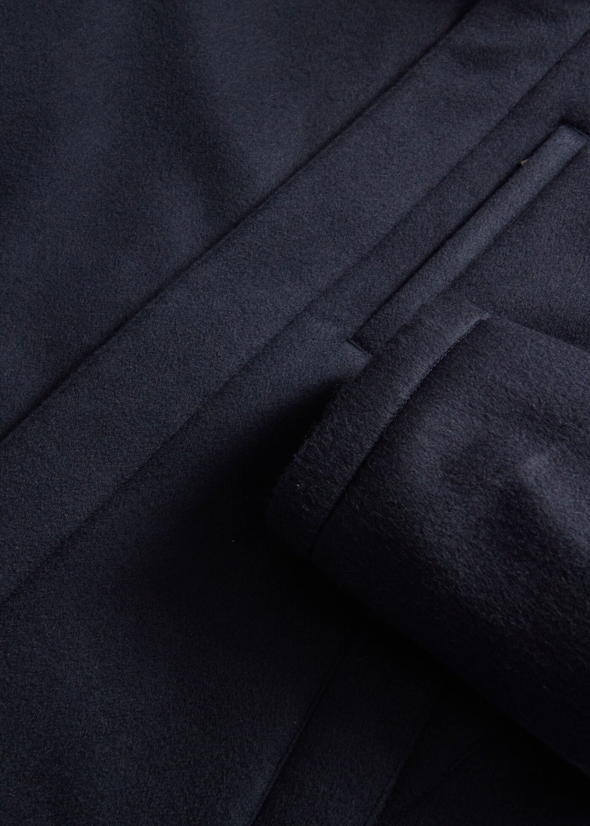 Paul Stuart Essential | Cashmere Coat with Faux Fur Collar