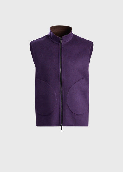 Paul Stuart New | Double Faced Cashmere Reversible Vest