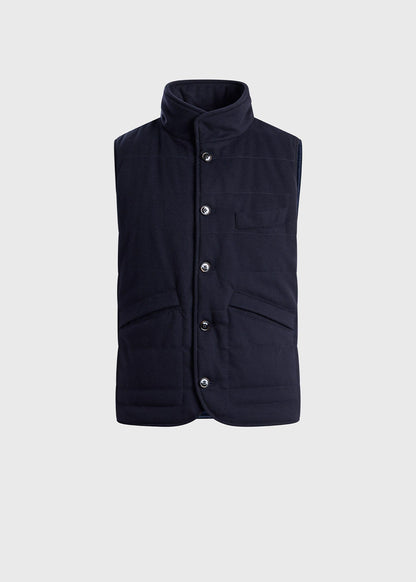 Paul Stuart New | Wool & Cashmere Quilted Vest