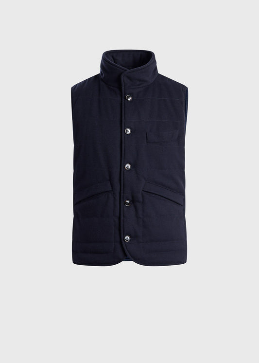 Paul Stuart New | Wool & Cashmere Quilted Vest