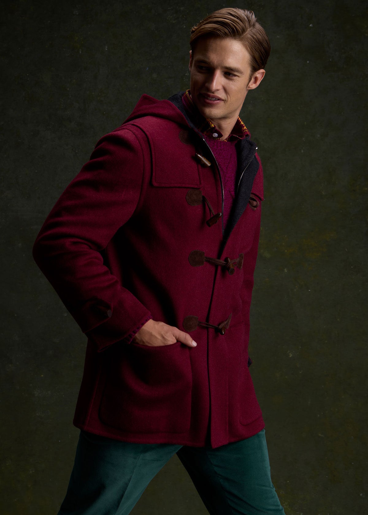 Paul Stuart Premium | Double Faced Cashmere Toggle Coat