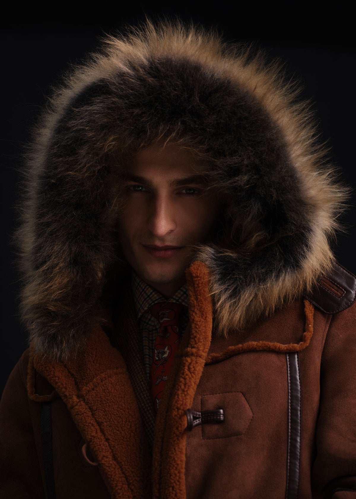 Paul Stuart Latest | Shearling Toggle Coat