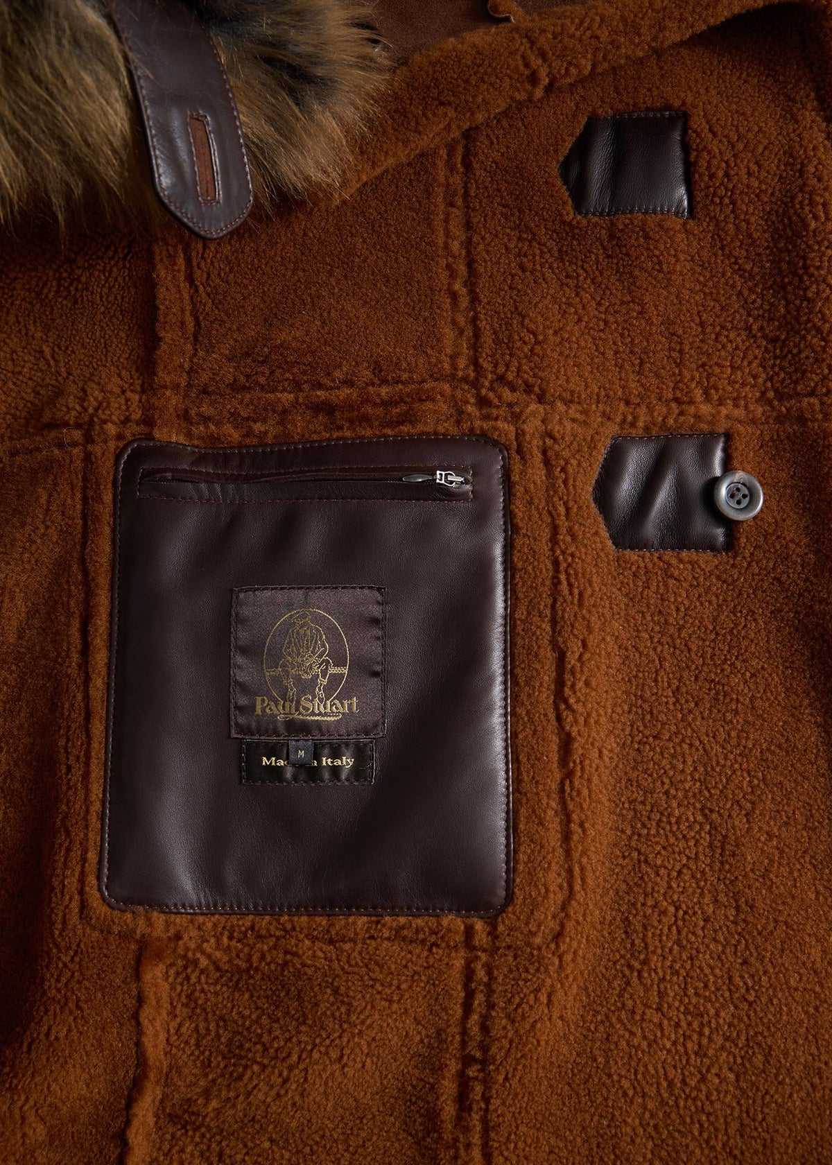 Paul Stuart Latest | Shearling Toggle Coat