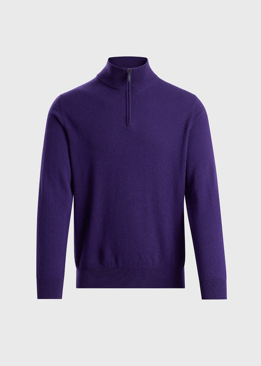 Paul Stuart Exclusive | Essential Cashmere Quarter Zip Sweater