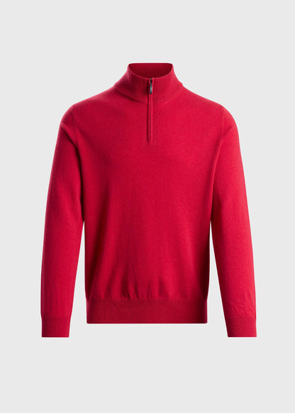 Paul Stuart Exclusive | Essential Cashmere Quarter Zip Sweater