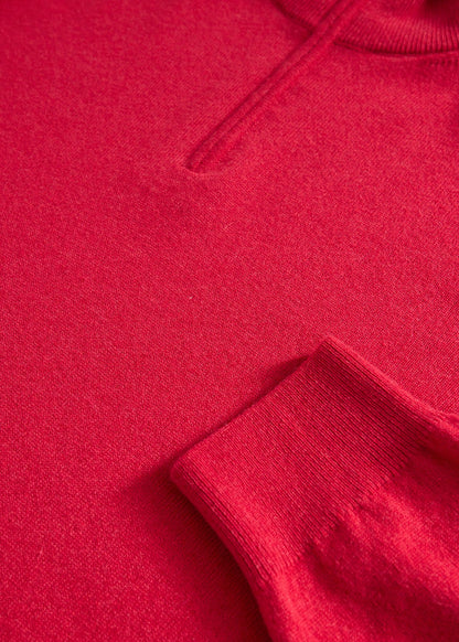 Paul Stuart Exclusive | Essential Cashmere Quarter Zip Sweater