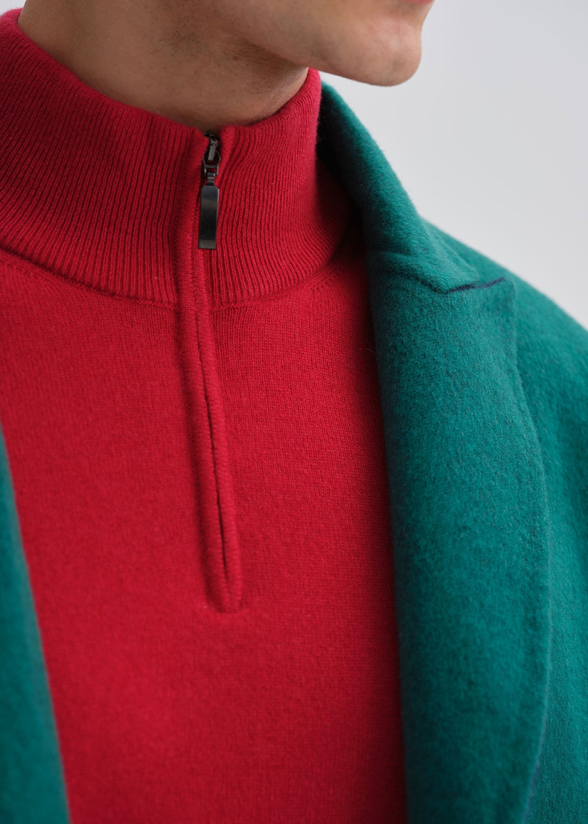 Paul Stuart Exclusive | Essential Cashmere Quarter Zip Sweater