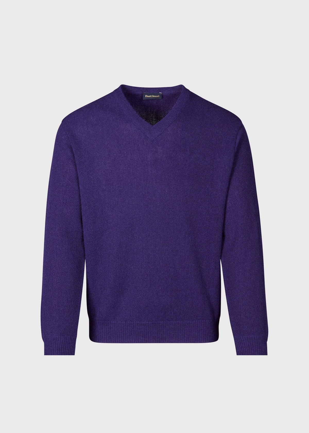 Paul Stuart Signature | Classic Alpaca Links V-Neck Sweater
