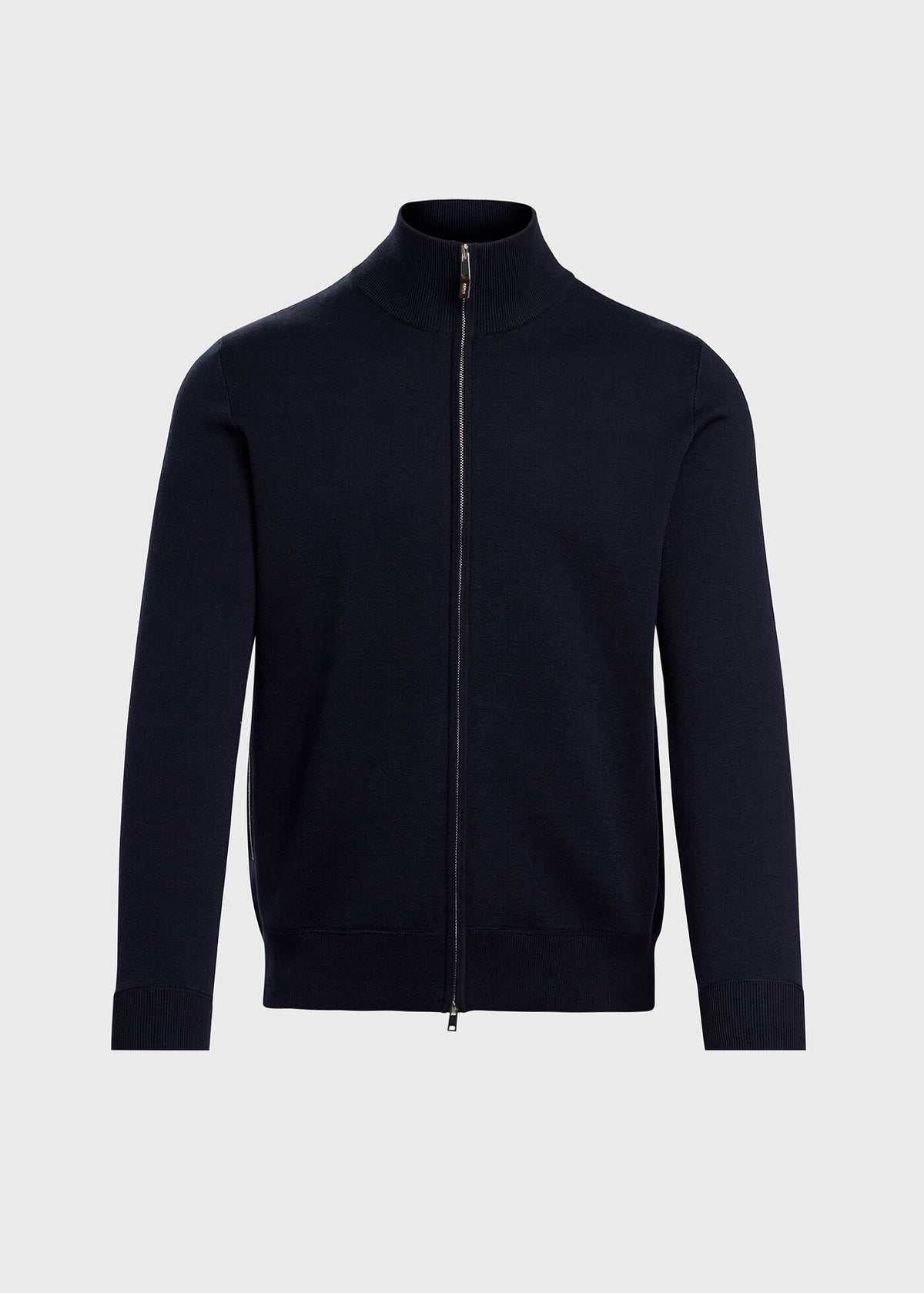 Paul Stuart Featured | Silk & Cotton Full Zip Cardigan