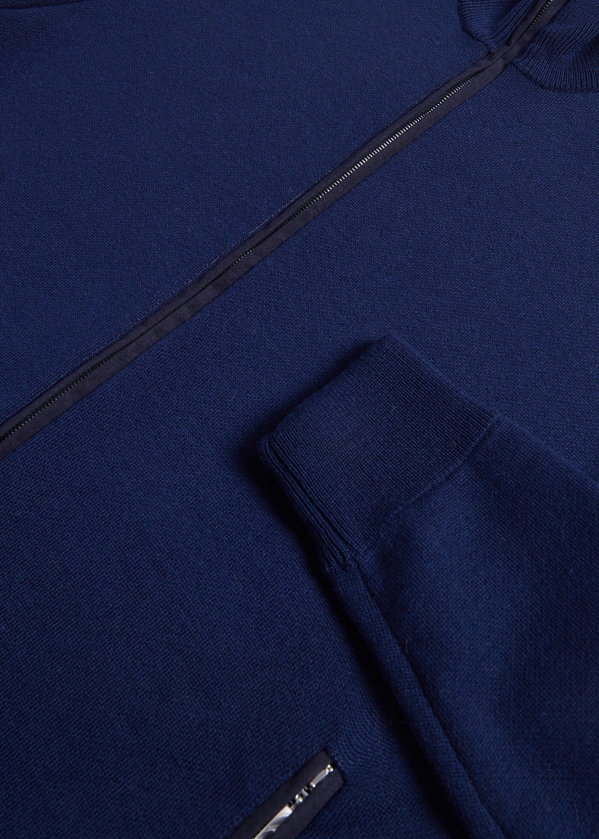 Paul Stuart Smart Buy | Wool Jersey Zip Cardigan
