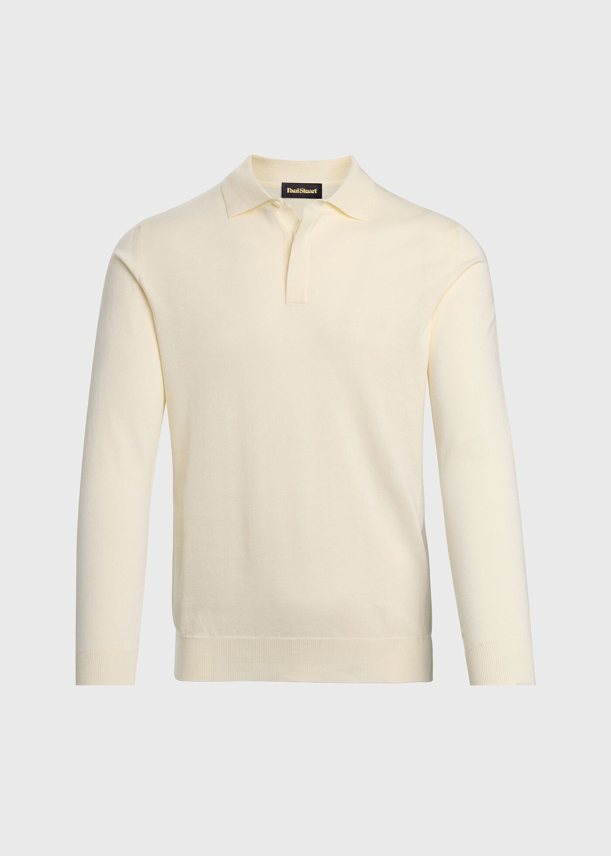 Paul Stuart New | Organic Cotton Long Sleeve Polo