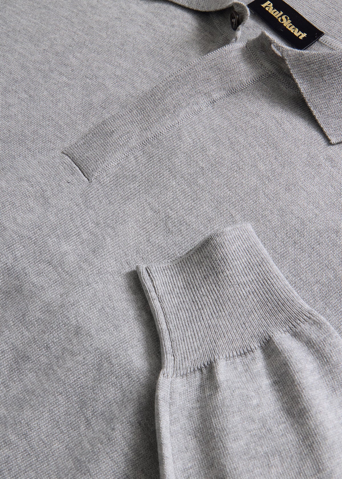 Paul Stuart Top Pick | Organic Cotton Long Sleeve Polo