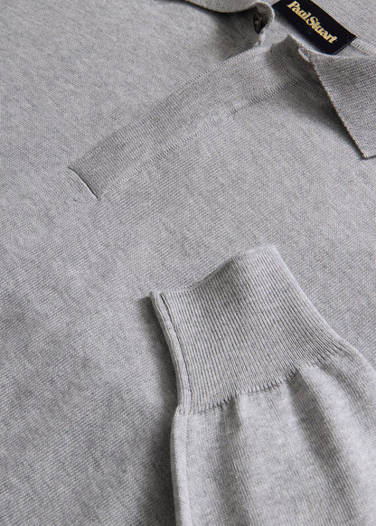 Paul Stuart Top Pick | Organic Cotton Long Sleeve Polo