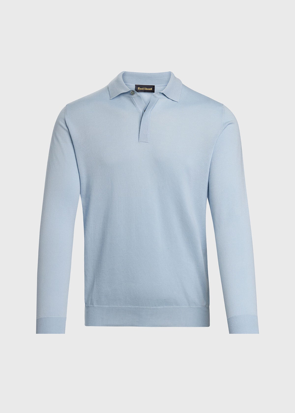Paul Stuart Quality | Organic Cotton Long Sleeve Polo