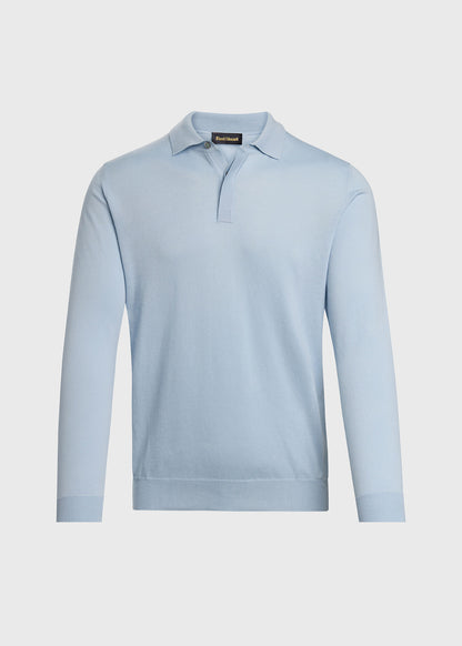 Paul Stuart Quality | Organic Cotton Long Sleeve Polo
