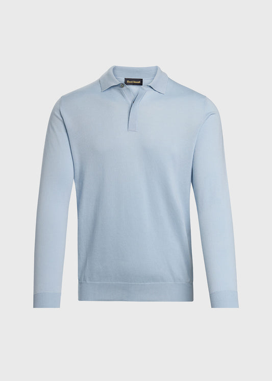 Paul Stuart Quality | Organic Cotton Long Sleeve Polo