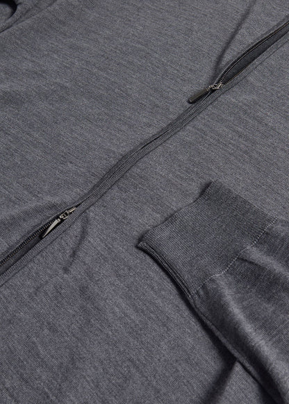 Paul Stuart Great Value | Essential Merino Wool Zip Cardigan