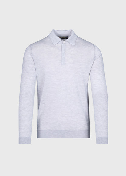 Paul Stuart Signature | Cashmere & Silk Long Sleeve Polo