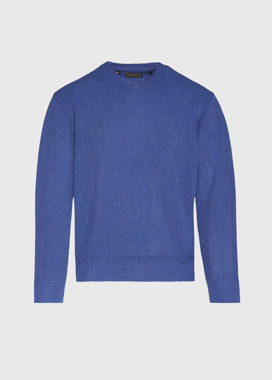 Paul Stuart Great Value | Classic Alpaca Links V-Neck Sweater