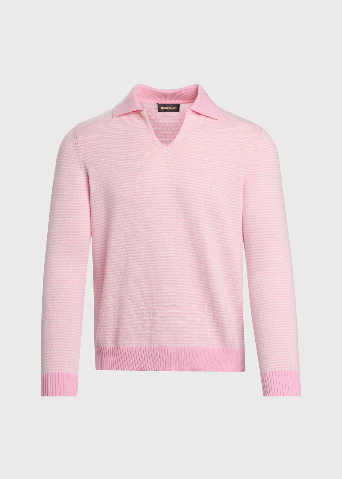 Paul Stuart Latest | Long Sleeve Stripe Polo