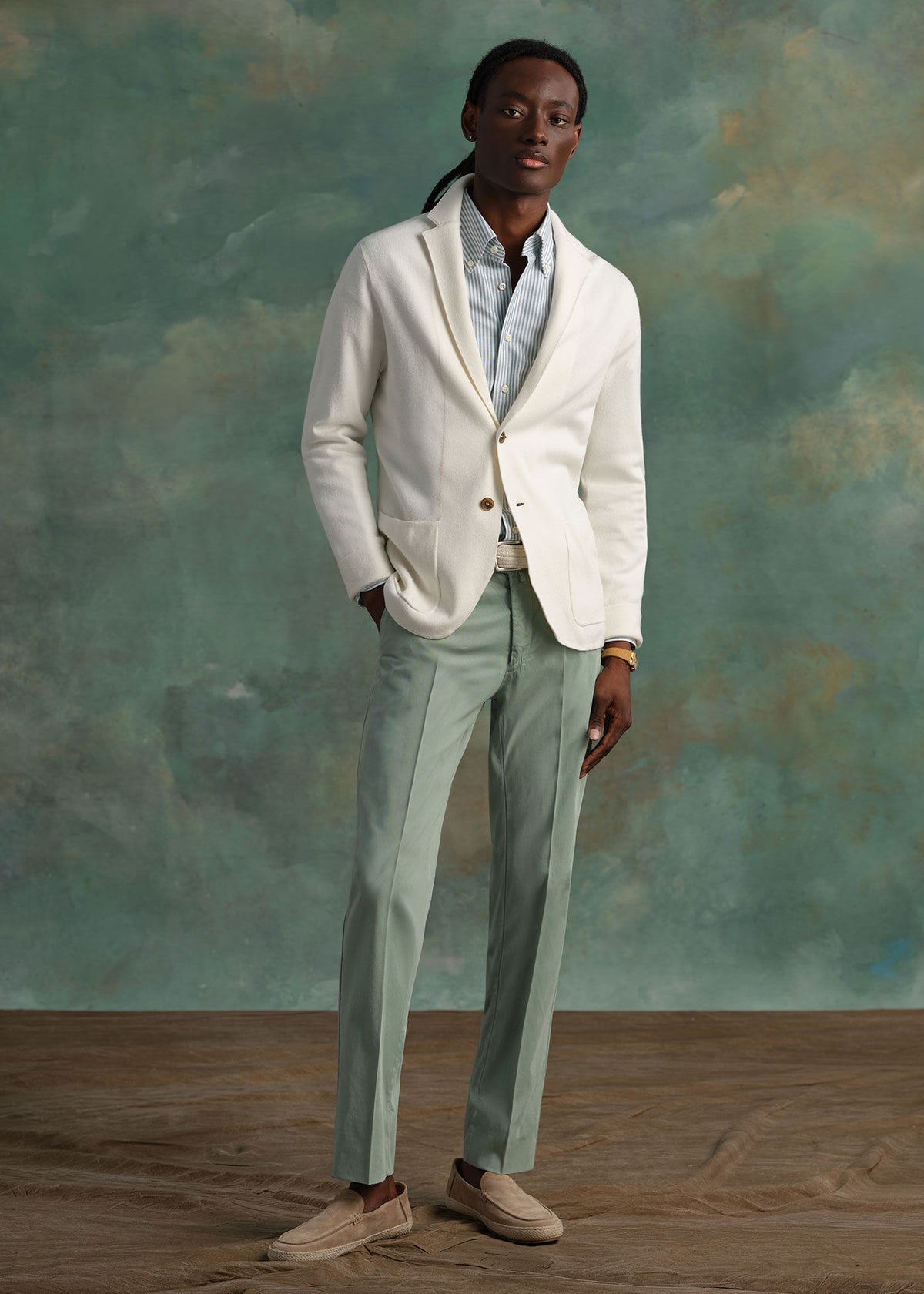 Paul Stuart Recommended | Single Breasted Knit Blazer