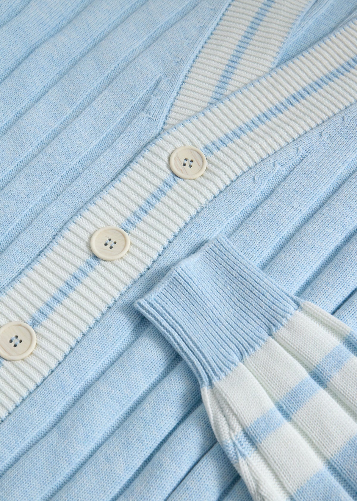 Paul Stuart Popular | Cotton Cable Knit Tennis Cardigan