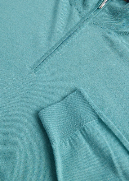 Paul Stuart Everyday | Cashmere & Silk Quarter Zip Pullover