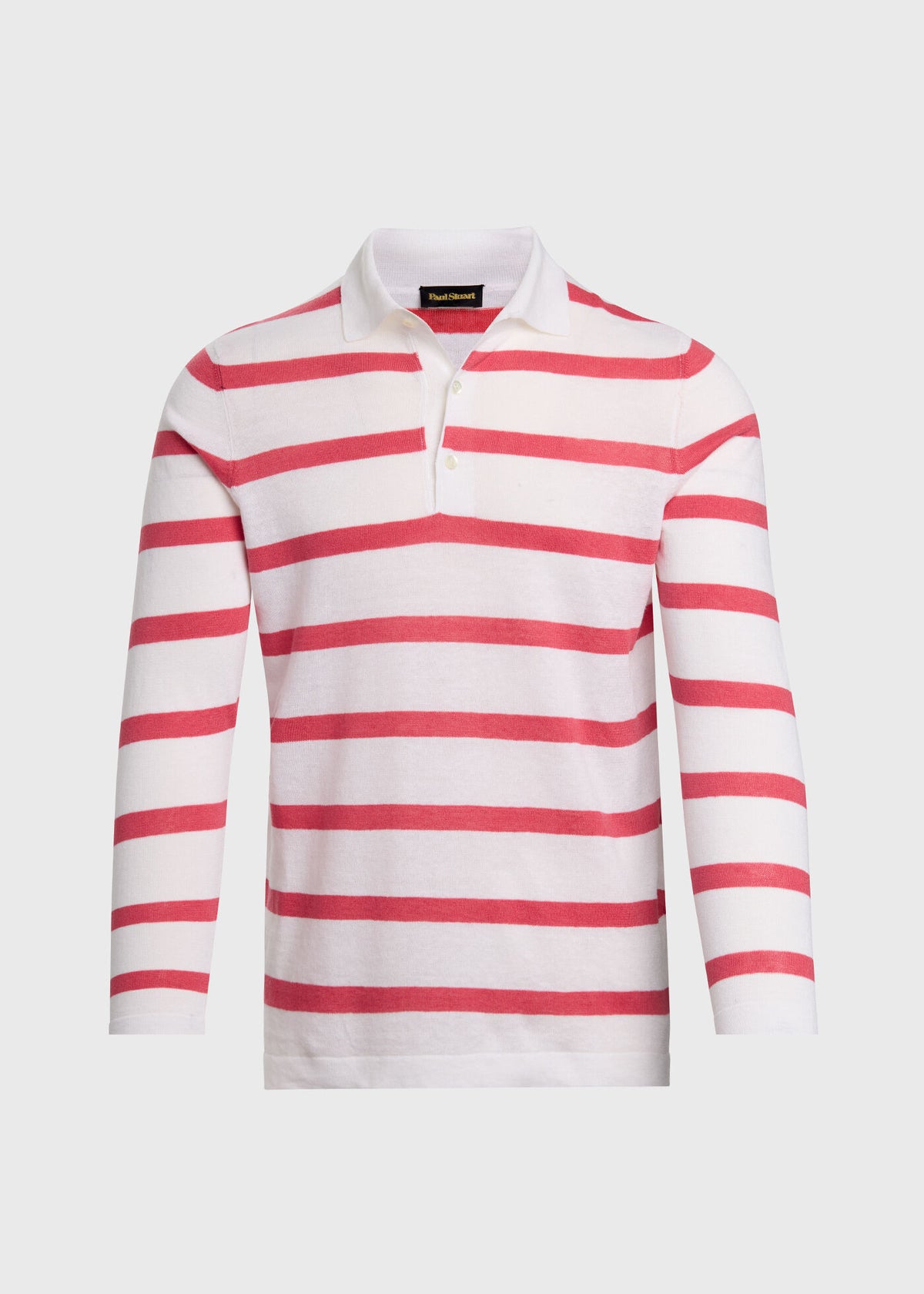 Paul Stuart Trending | Linen & Cotton Horizontal Stripe Polo