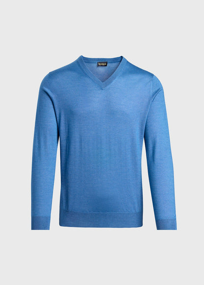 Paul Stuart Hot Sale | Silk & Cashmere V-Neck Sweater