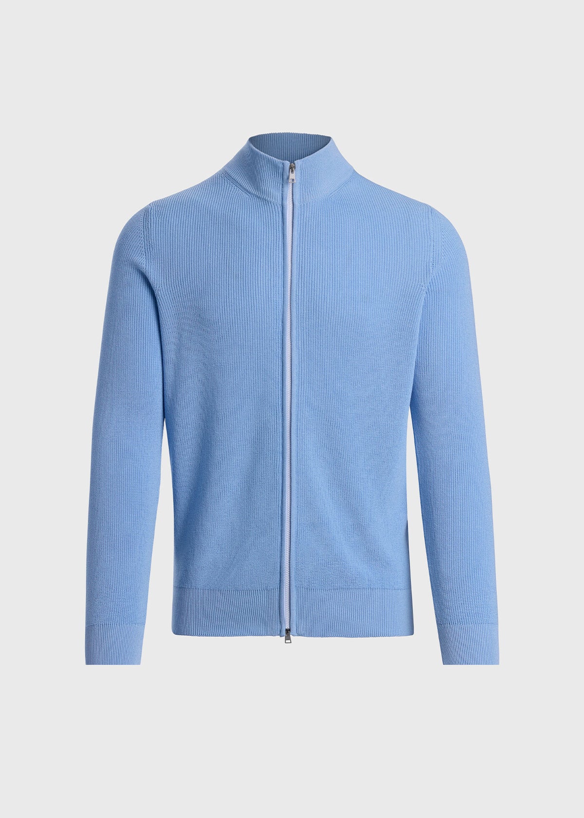 Paul Stuart Essential | Ribbed Full Zip Cardigan