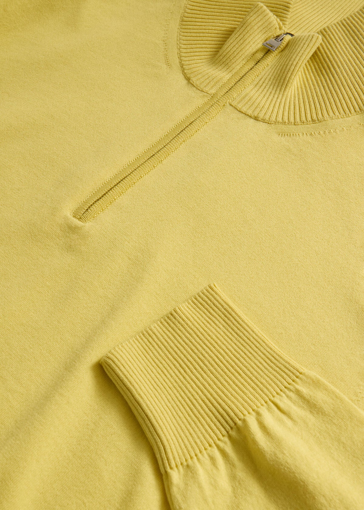 Paul Stuart Quality | Quarter Zip Cotton Sweater