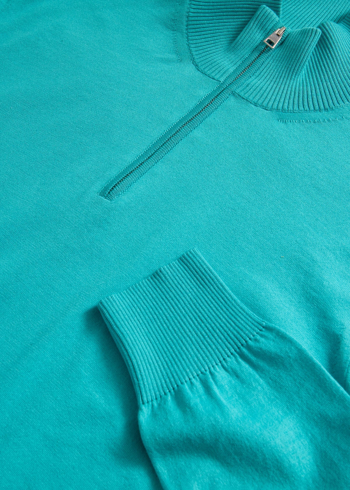 Paul Stuart Deals | Quarter Zip Cotton Sweater