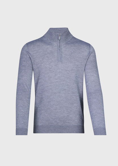Paul Stuart Latest | Cashmere & Silk Quarter Zip Pullover