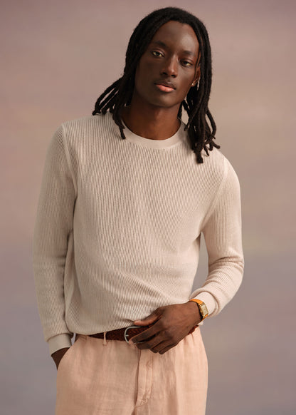 Paul Stuart Trusted | Silk & Cotton Crew Neck