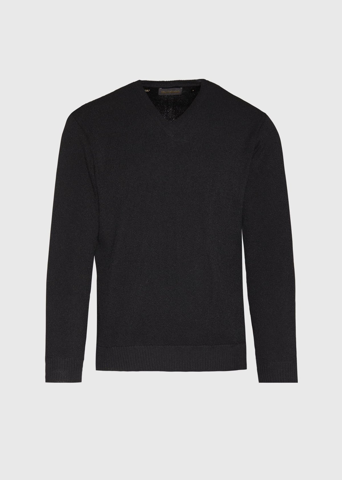 Paul Stuart Best Seller | Classic Alpaca Links V-Neck Sweater