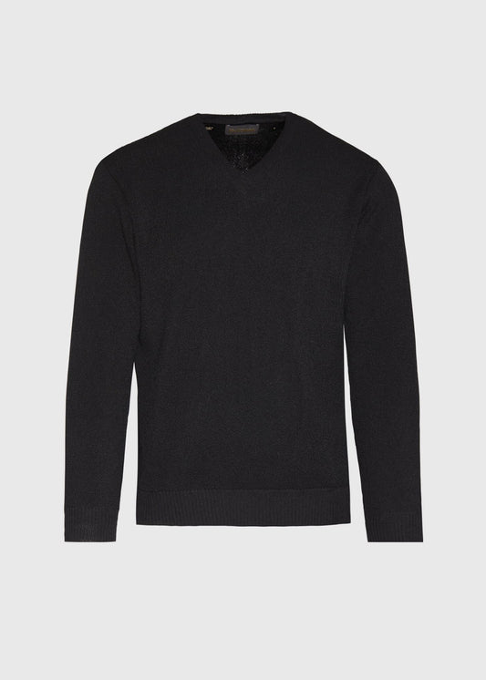 Paul Stuart Best Seller | Classic Alpaca Links V-Neck Sweater