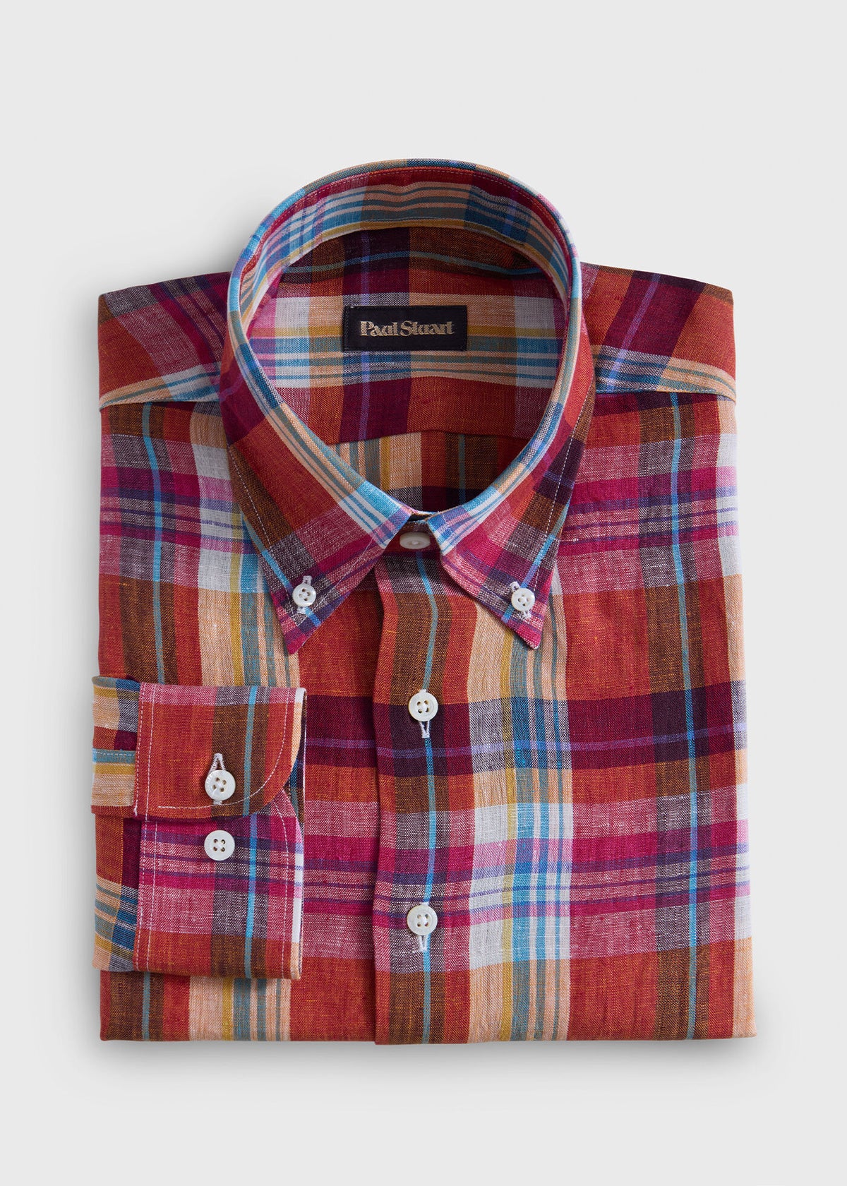 Paul Stuart Top Pick | Linen Madras Shirt