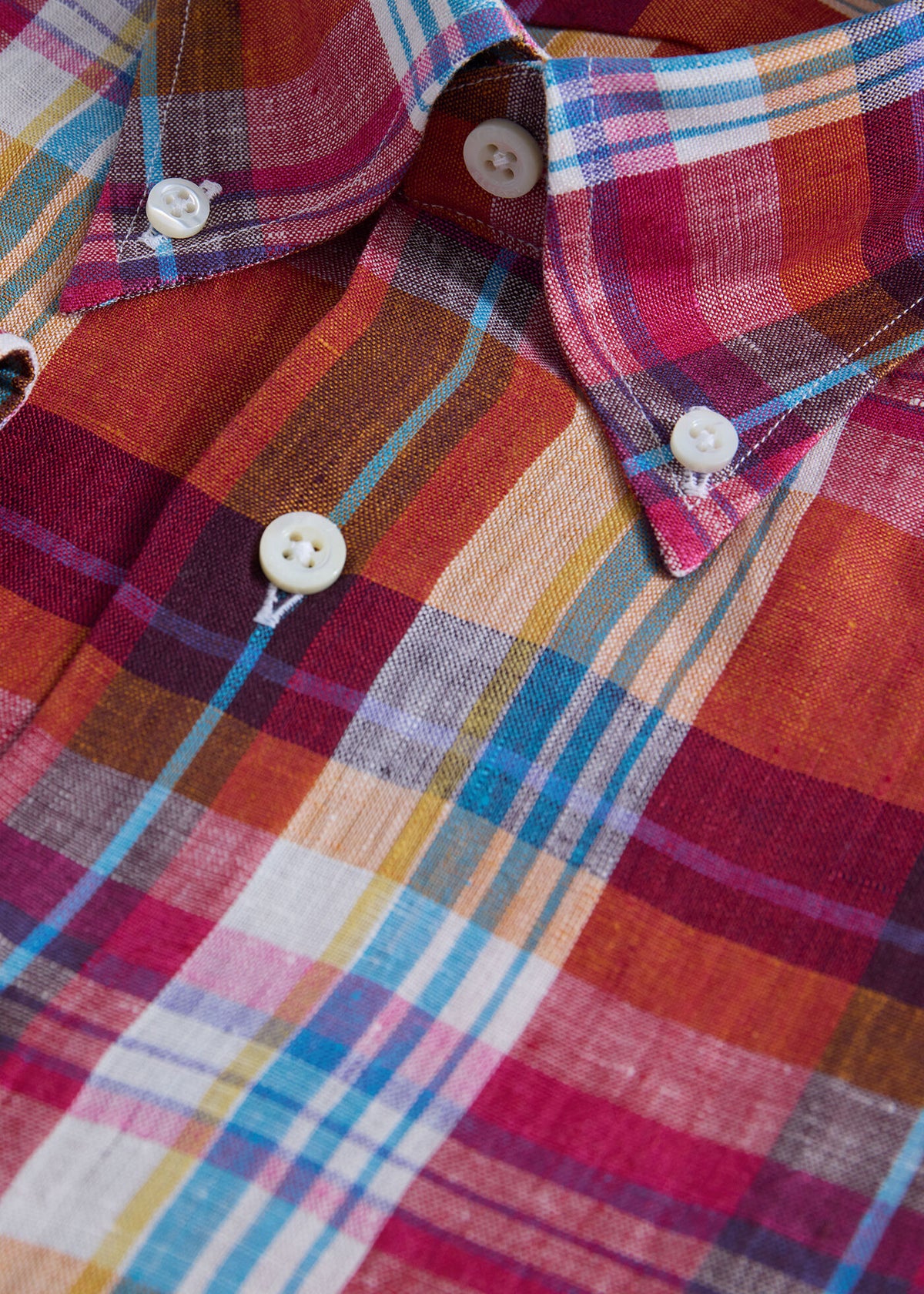 Paul Stuart Top Pick | Linen Madras Shirt