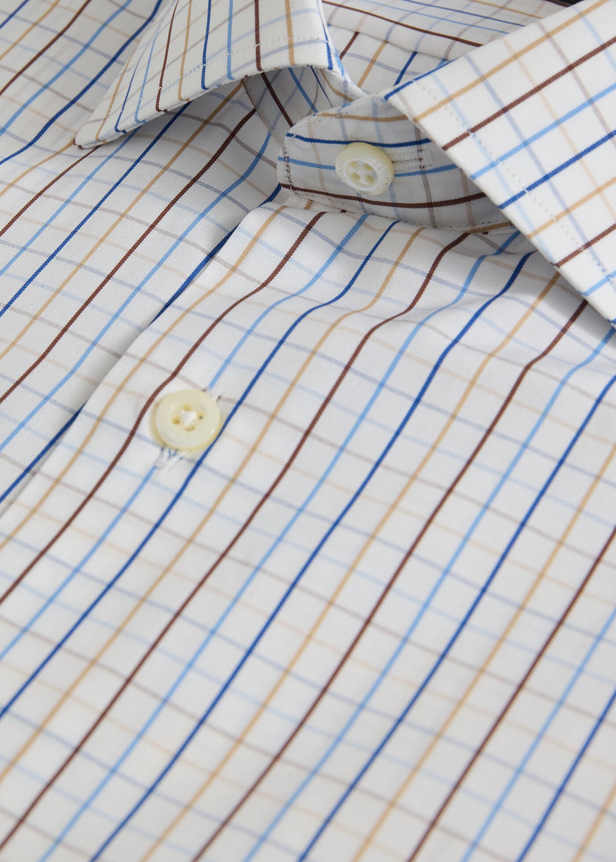Paul Stuart Sale | All Year Cotton Tattersall Sport Shirt