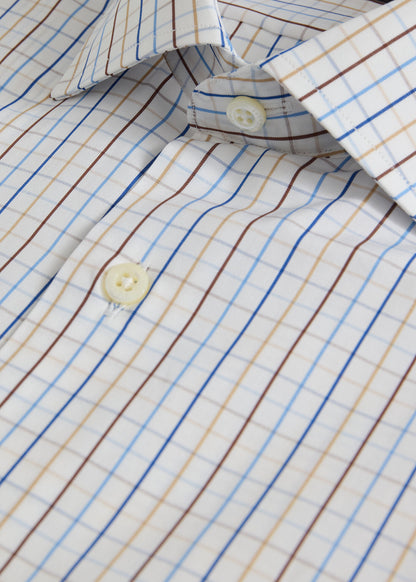 Paul Stuart Sale | All Year Cotton Tattersall Sport Shirt