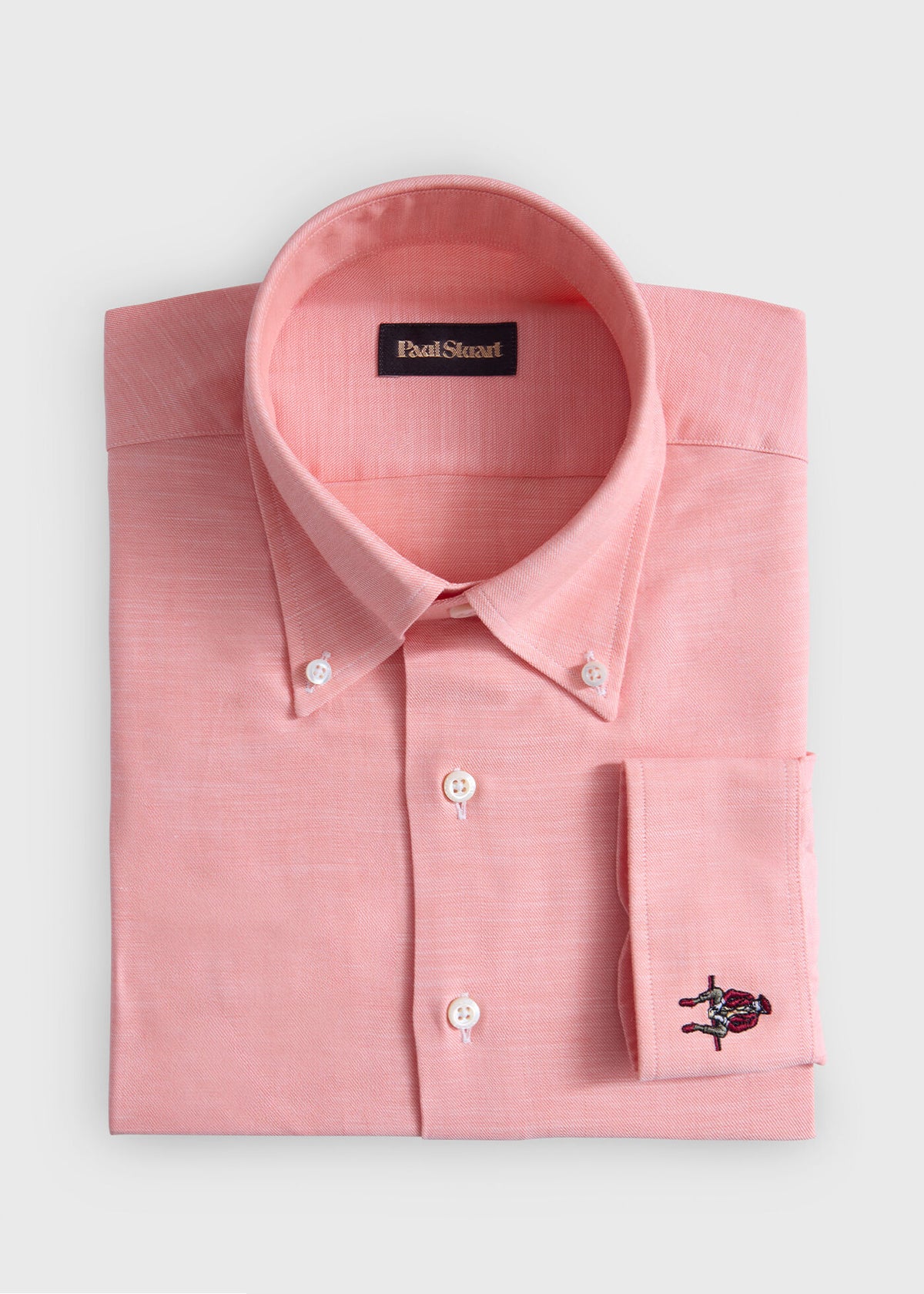 Paul Stuart Great Value | Cotton Twill Logo Sport Shirt