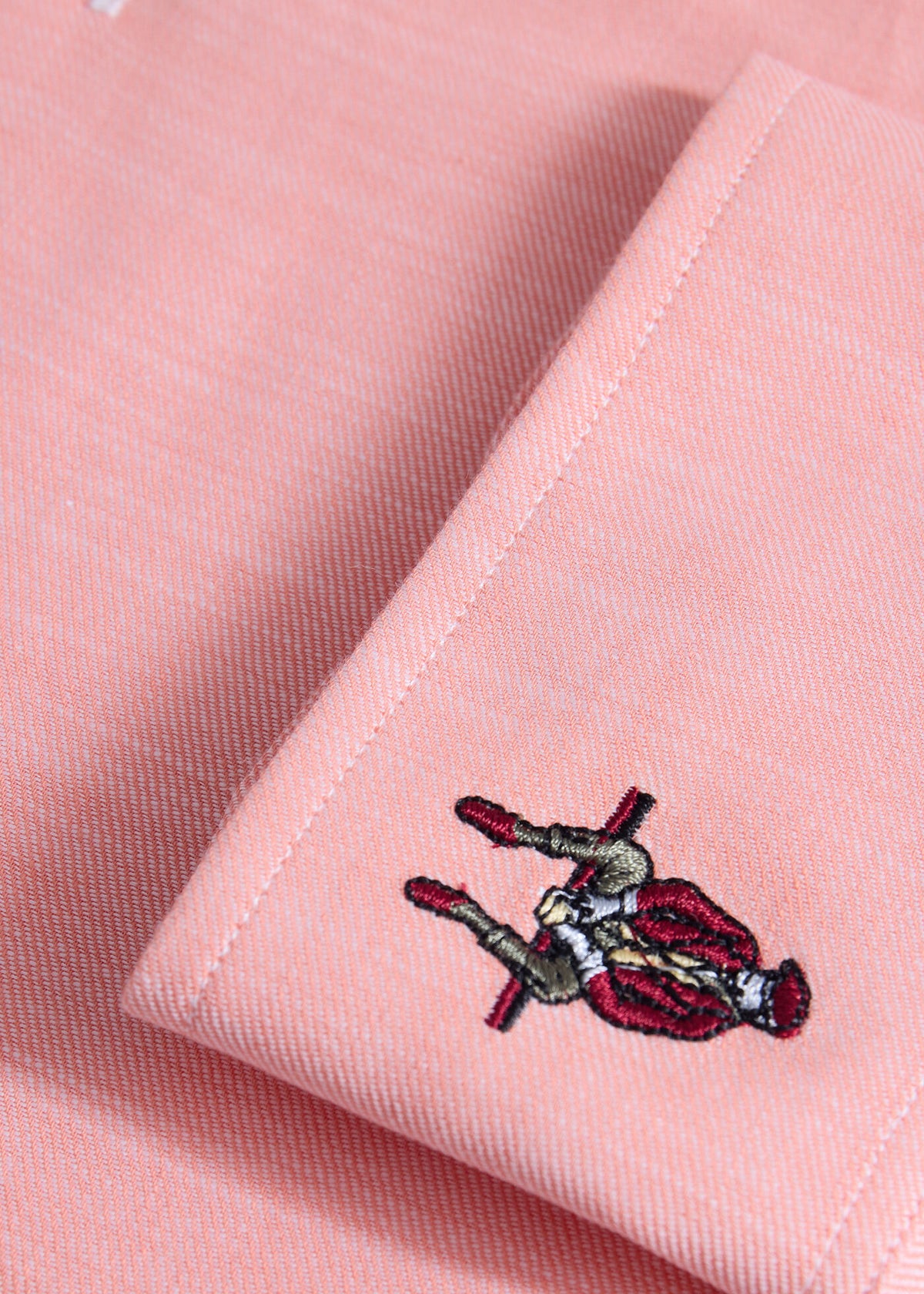 Paul Stuart Great Value | Cotton Twill Logo Sport Shirt