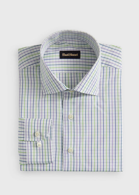 Paul Stuart Discount | All Year Cotton Tattersall Sport Shirt